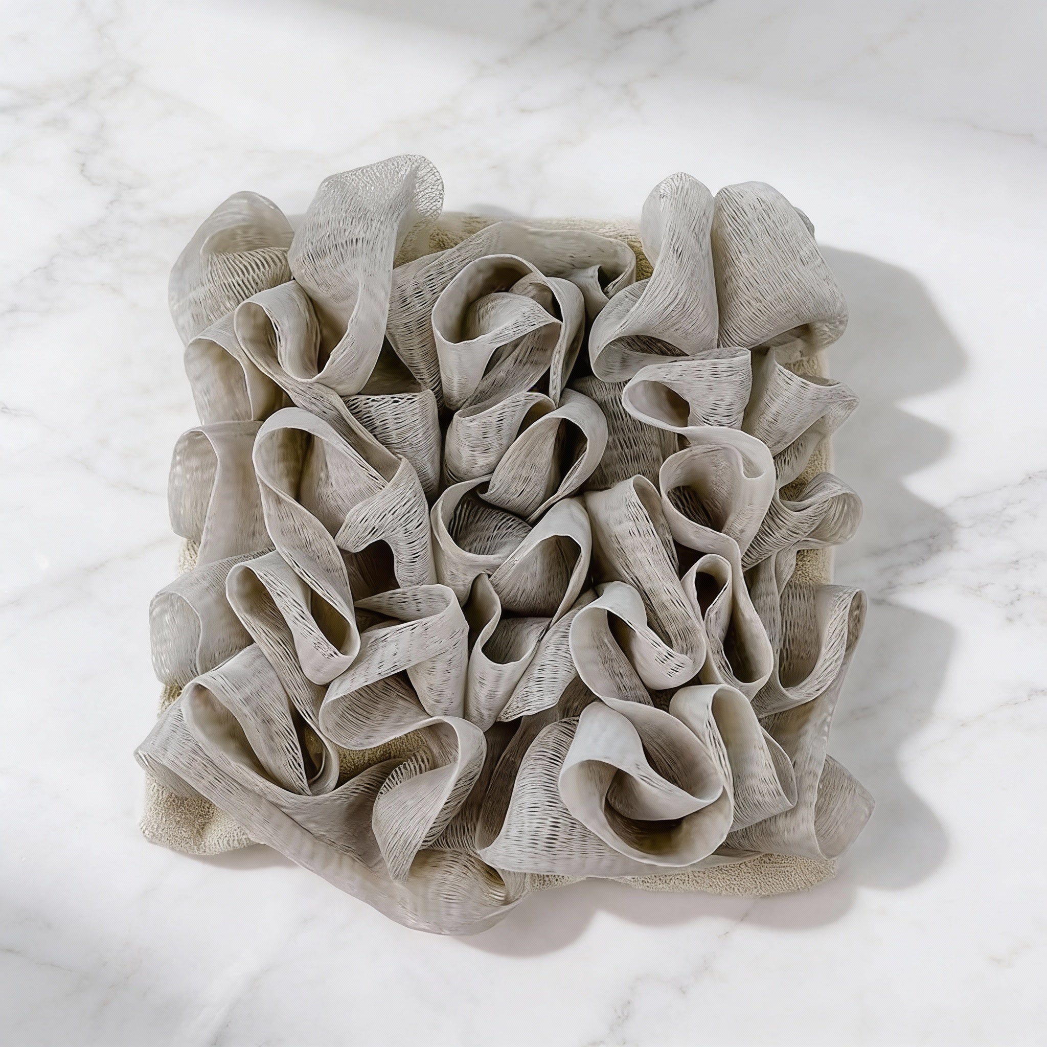 Gray Soap Pocket Loofah
